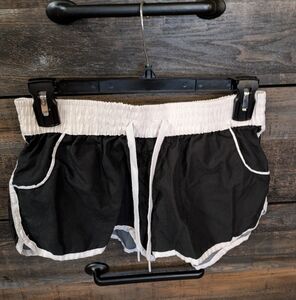 Black and White Swim Shorts